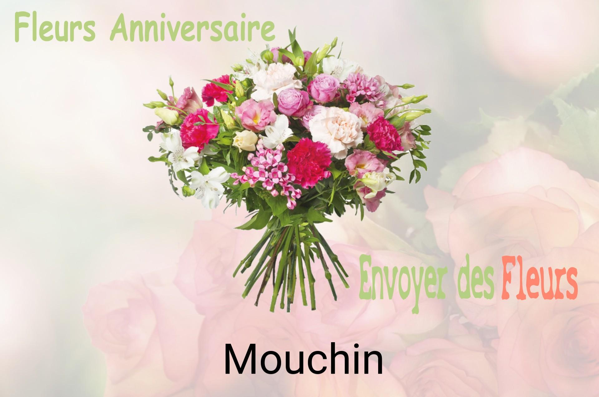 Bouquet de fleurs d’anniversaire livré à Mouchin